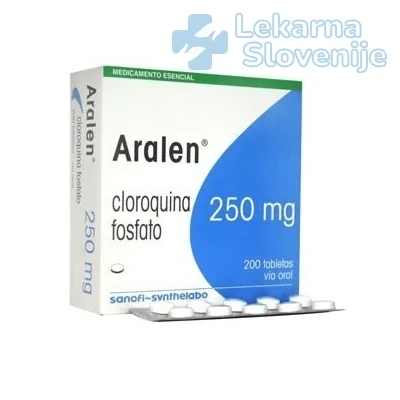 Nakupite Aralen brez recepta - Klorokin fosfat 250 mg obložena tableta